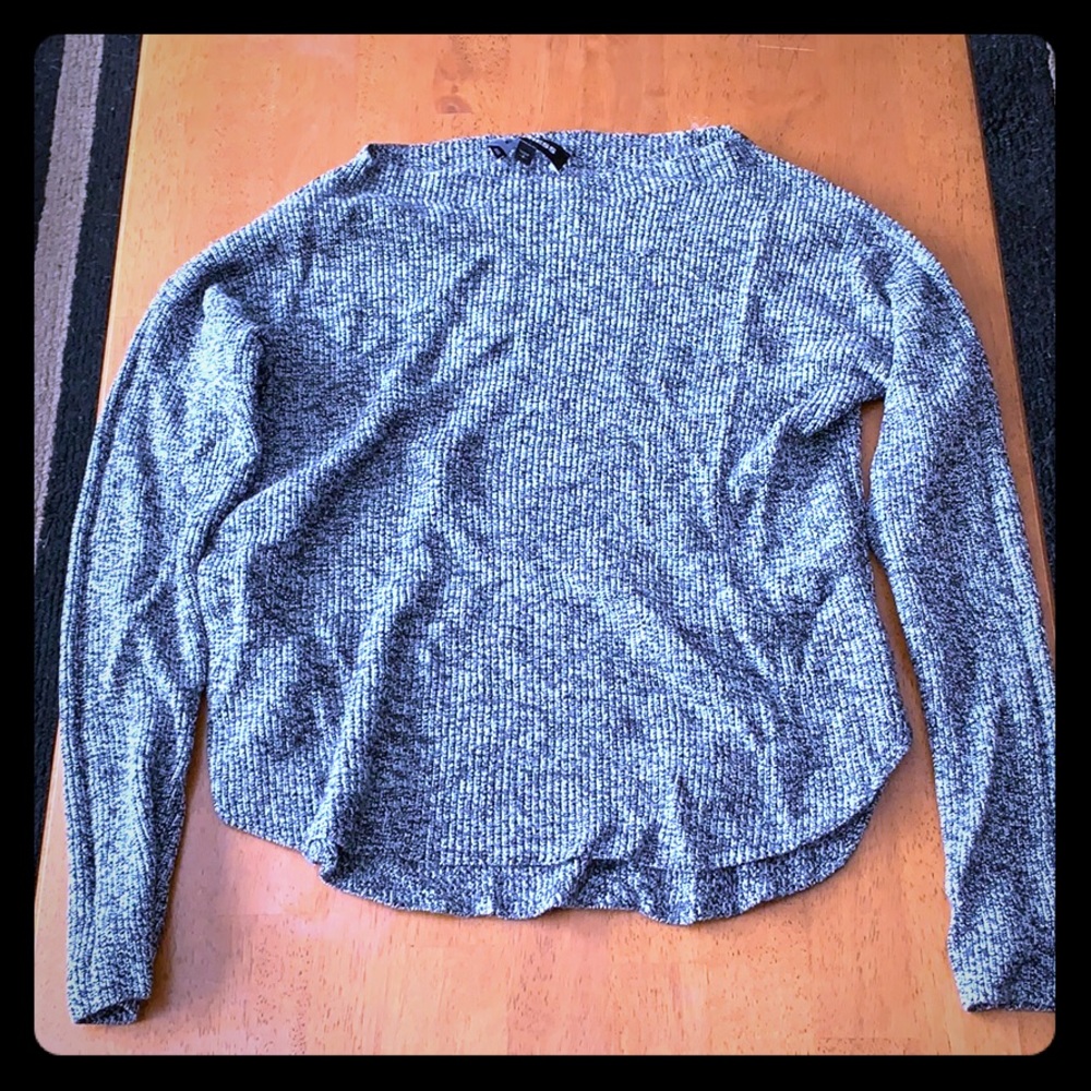 Gray express sweater